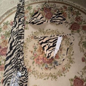 Zebra Print Women's bikini Set